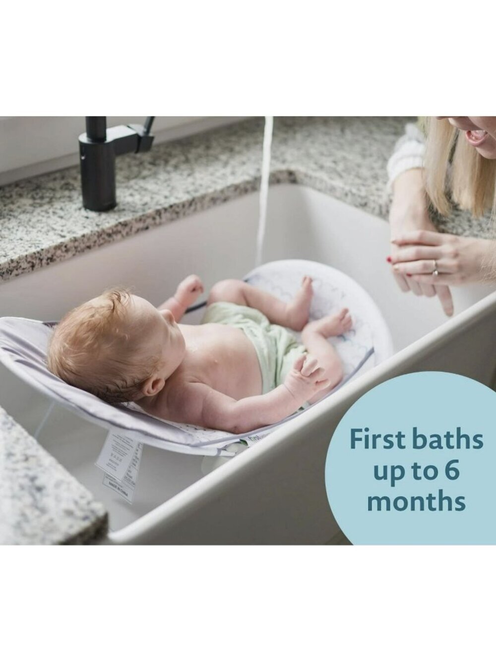 New Folding Baby No Slip Bath The First Years Sure Comfort Inclined Seat